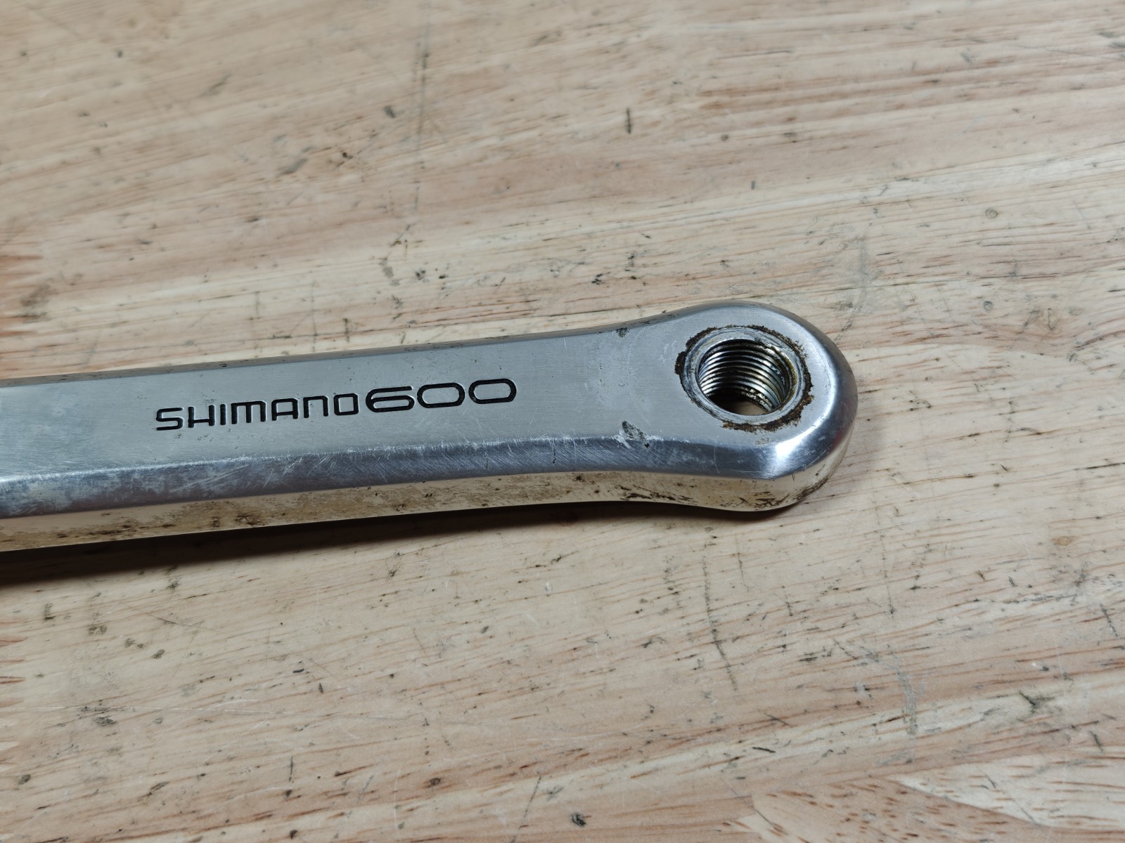 Shimano 600 FC-6207 175mm 52/42T Biopace Crankset 2x / Double