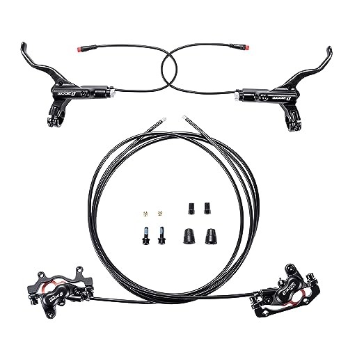 Zoom HB876E 2-PIN 4 Pistons E-Bike Electric Power Off Front+Rear-Black