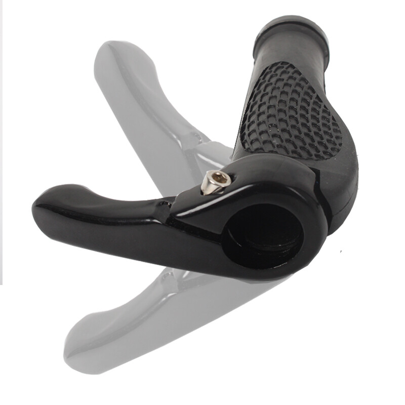 Ergonomic MTB Mountain Bike Bicycle Handlebar Rubber Grips Cycling Lock-On Ends