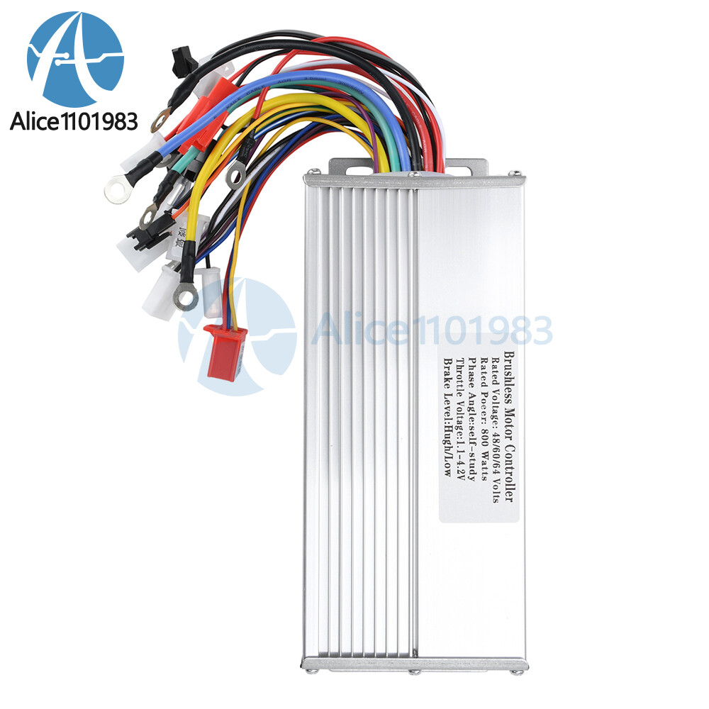 48V 60V 64V 35A 800W Intelligent Brushless Motor Controller For Electric Bicycle