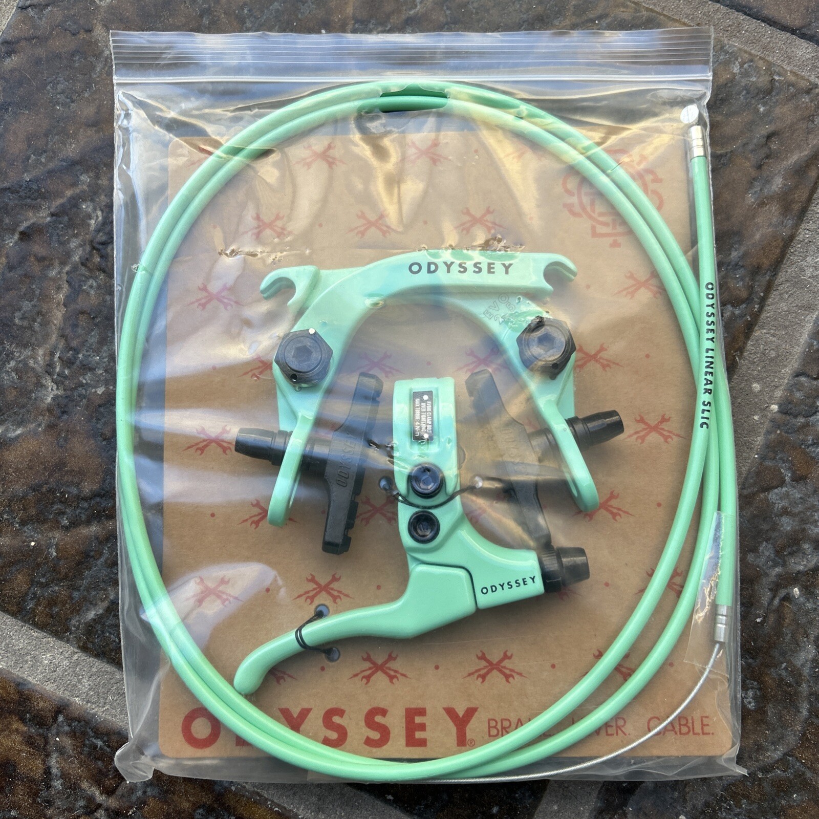 ODYSSEY BMX EVO 2.5 BICYCLE U-BRAKE KIT TOOTHPASTE LIMITED EDITION BMX BIKE