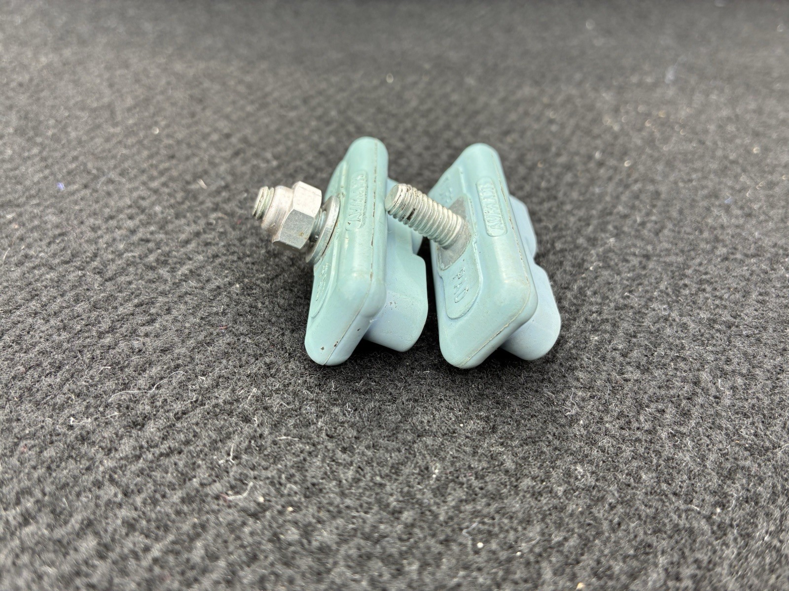 Vintage NOS Skyway Tuff Pad Set BMX Brake Shoes Light Blue 1980s Old School