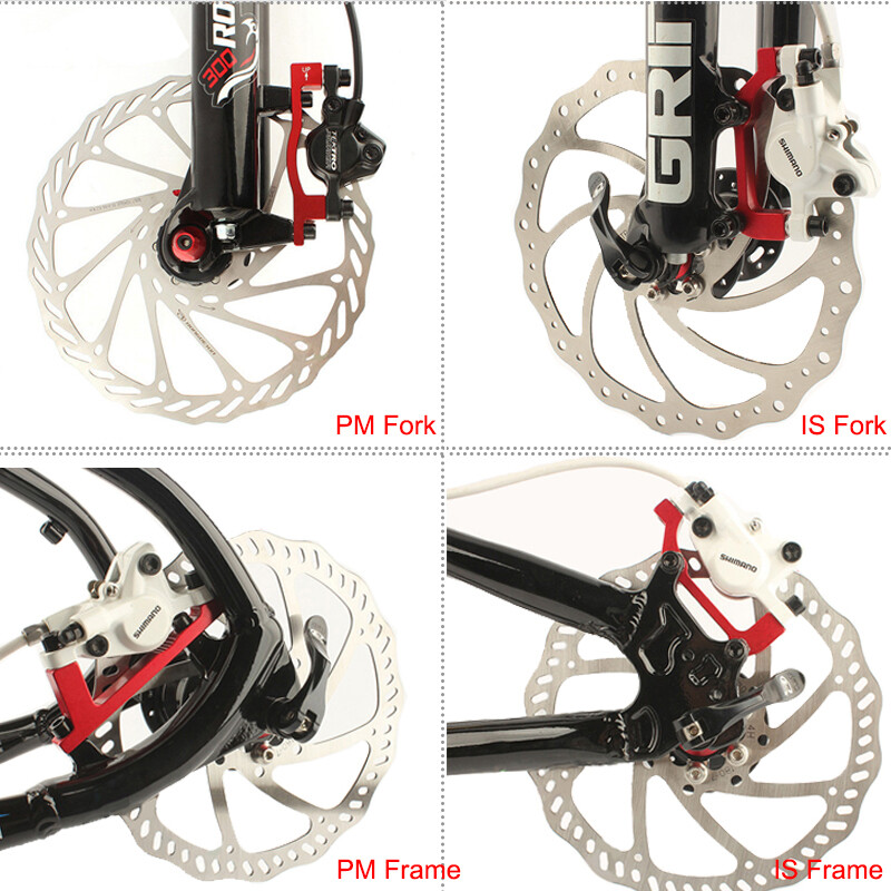 Disc Brake Caliper Mount Adapter Front Rear PM IS 160mm 180mm 203mm Bike Rotor