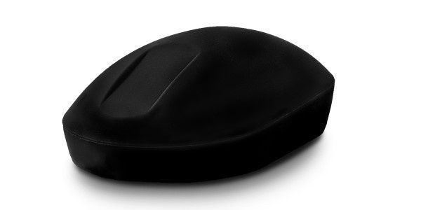 PUREKEYS Wireless Medical Mouse, Touch Scroll, Silicone Cover, Black