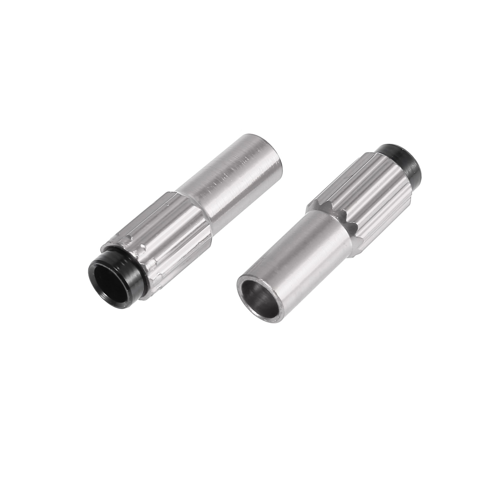 Universal Bicycle Cable Adjuster Bolt Brake Gear Shift Silver Tone Pack of 2
