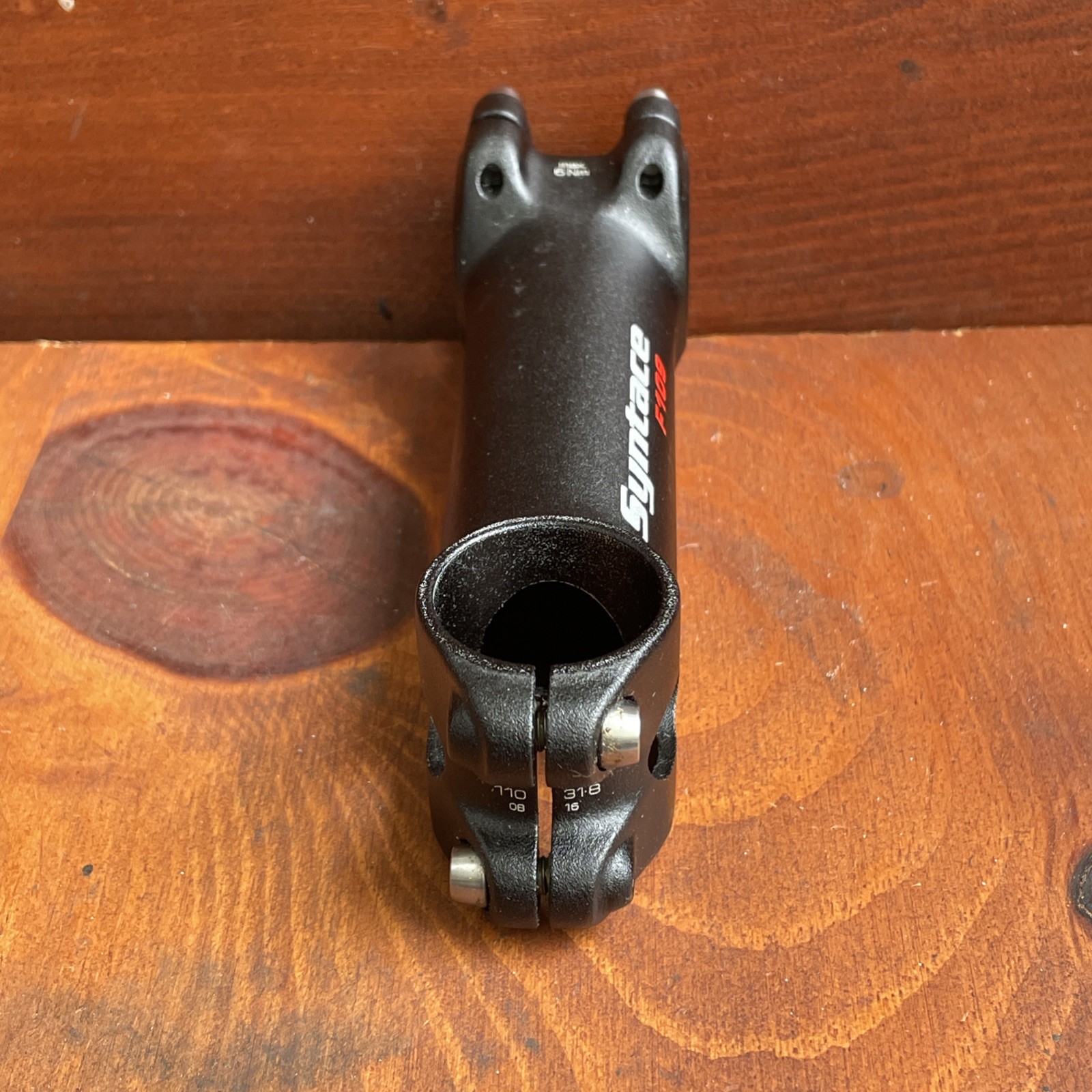 Syntace F109 Threadless ROAD Stem 110mm x 31.8mm x 6° BLACK w/ 4mm hardware VGC!