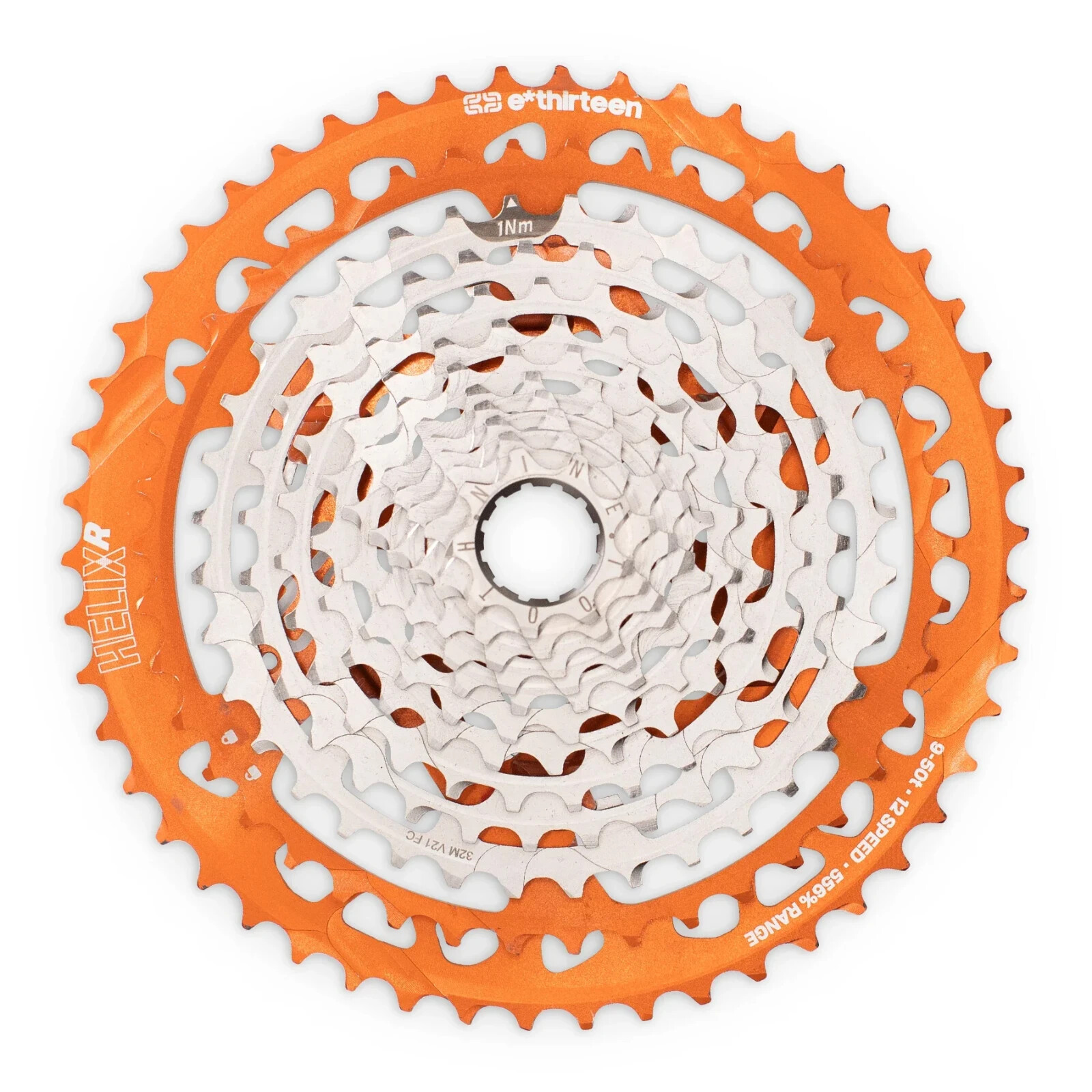 New e13 e*thirteen Helix Race 12-speed Cassette 9-50t Naranja Orange