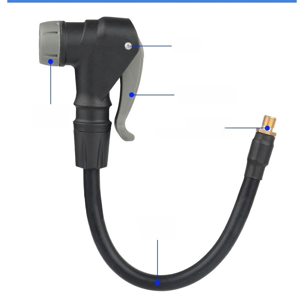 bike air pump extension hose 20cm 30cm 50cm for For PRESTA type valves