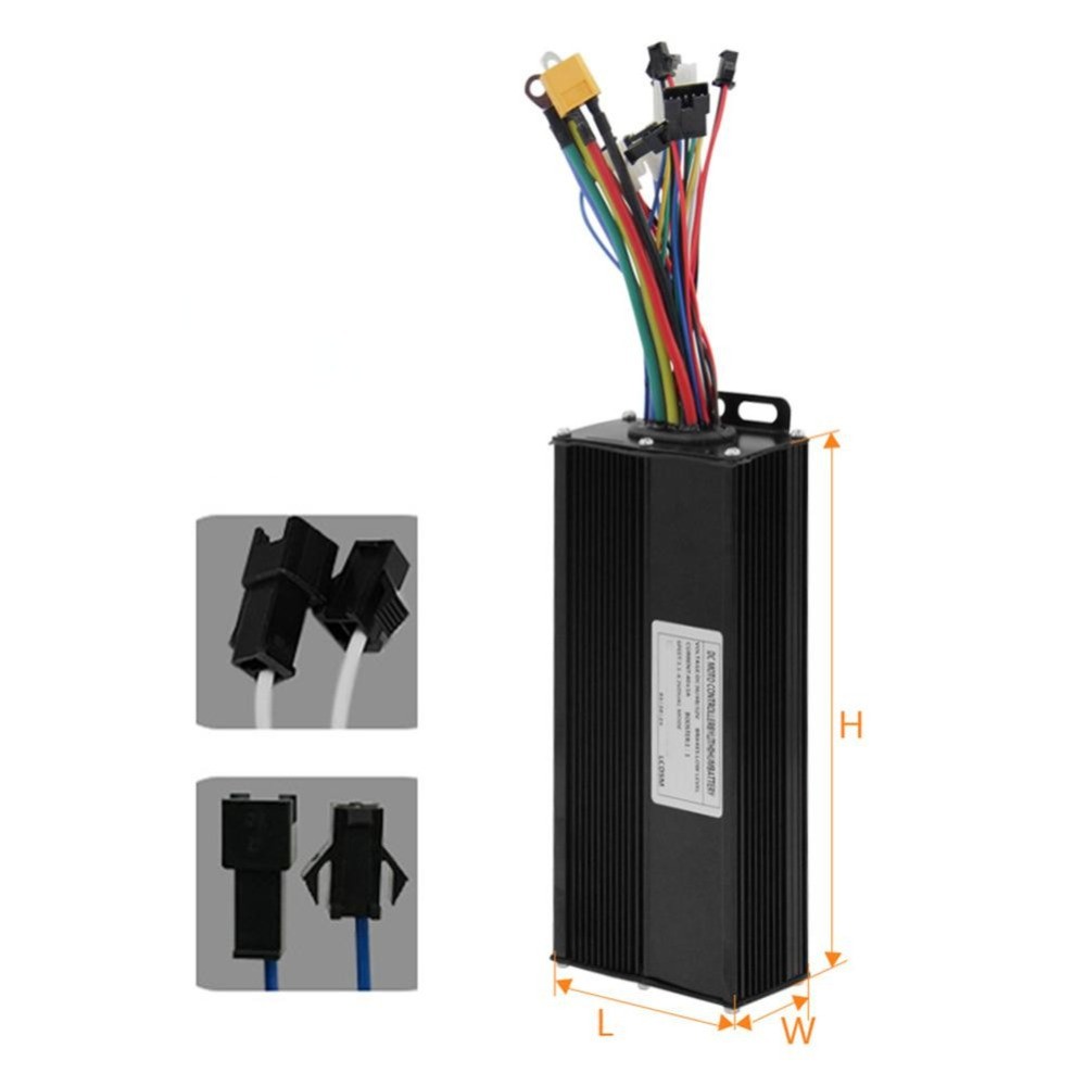For 40A 1500W 2000W E Bikes 36V 48V 52V Brushless Controller With LCD Display