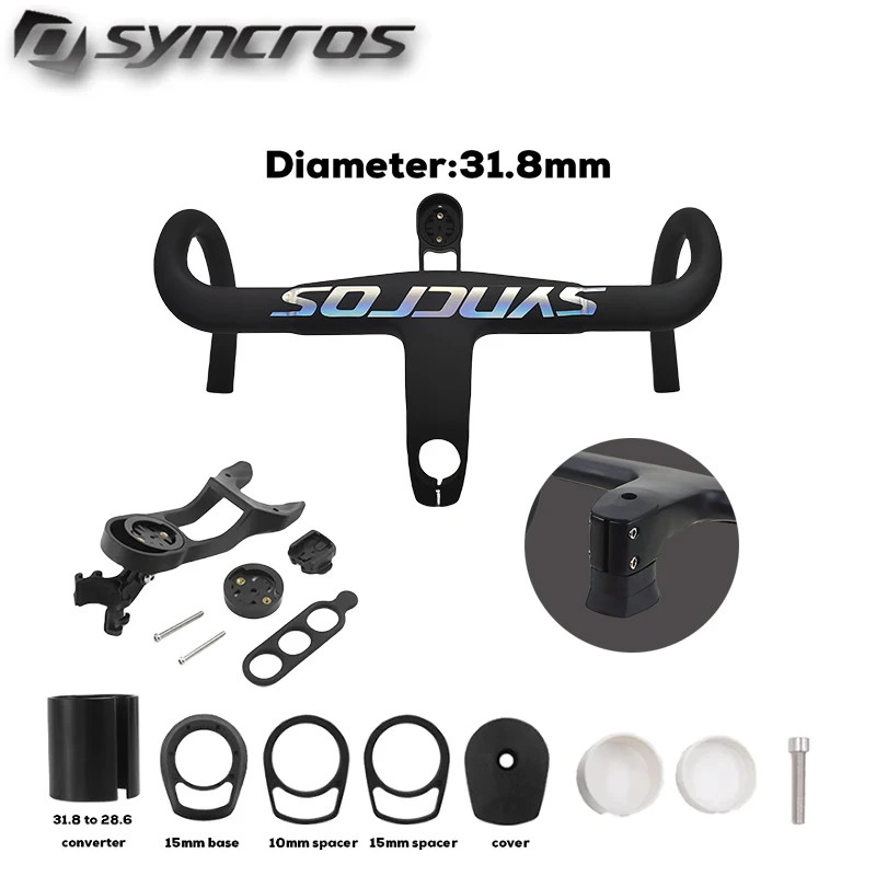 Road Carbon Handlebar Stem -11 ° 90-130mm Bike Farme Bicycle Parts 28.6mm 31.8mm