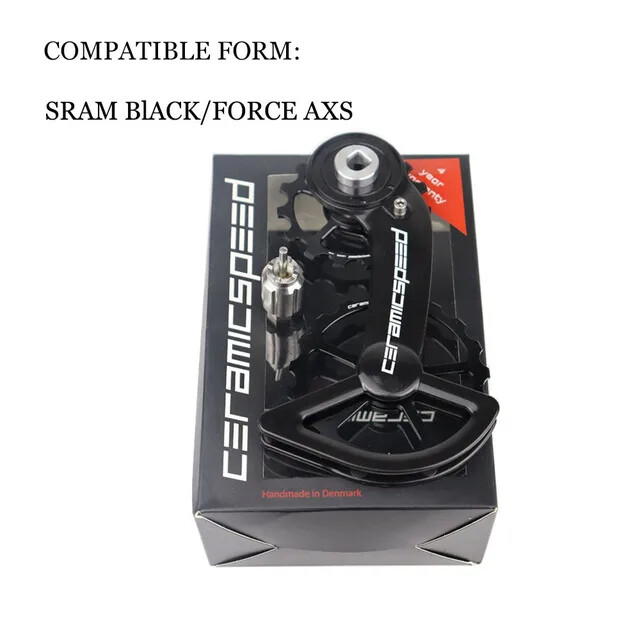 Road Bike Carbon Fiber Ceramics Bearing Guide Wheel Rear Pulley Rear Derailleurs