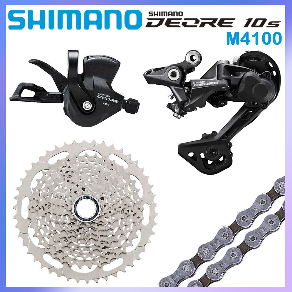 Shimano Deore M4100 10 Speed Drivetrain Upgrade Groupset 11-42T/46T M4120 M5120