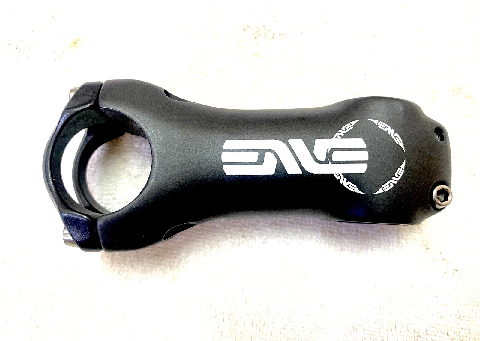 ENVE Stem Black – 90 mm 31.8 Clamp +/-6 Deg 1-1/8″ UD Carbon White Logo