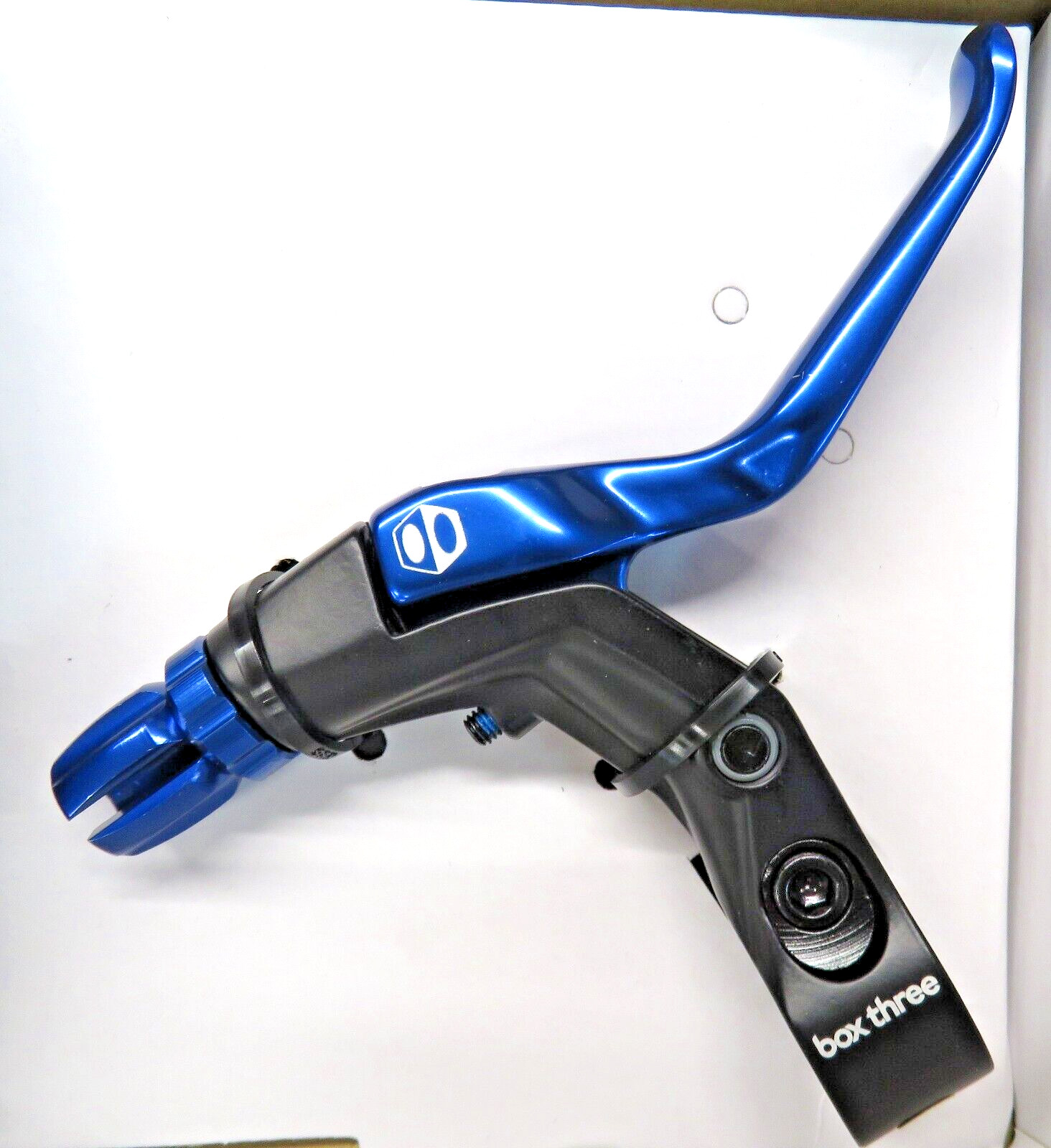 BMX V-Brake Kit BOX THREE PRO With Lever and Cable 108mm Blue