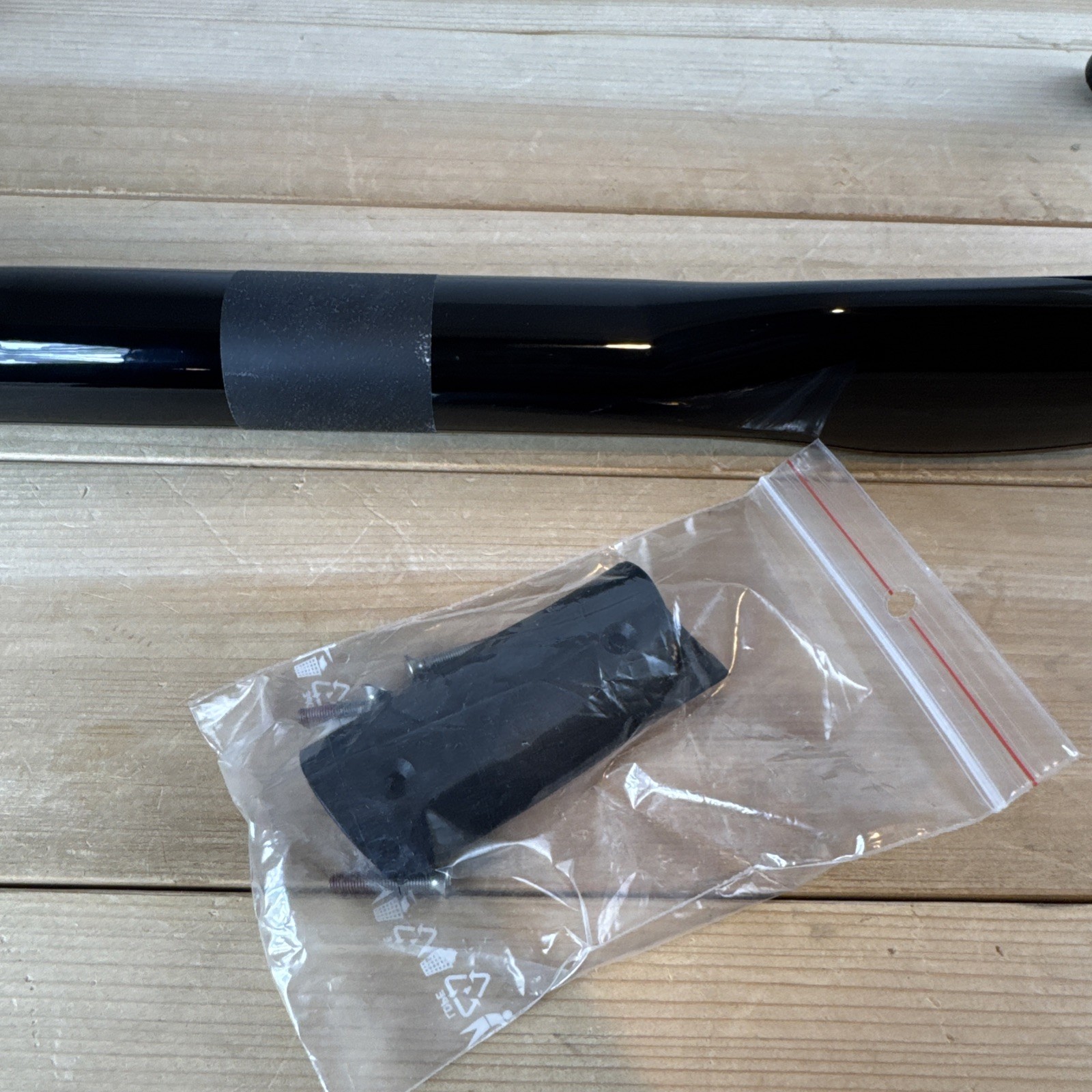 TIME ErgoDrive 46cm Carbon Road Bike Handlebar Gloss Black NEW #5368