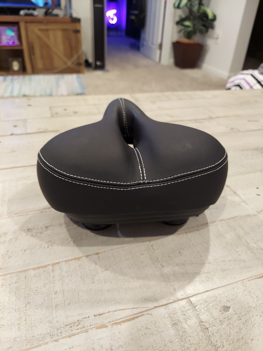 Extra Wide Big Bum Bike Bicycle Saddle Seat Gel Cushion Sporty Soft Comfort Pad