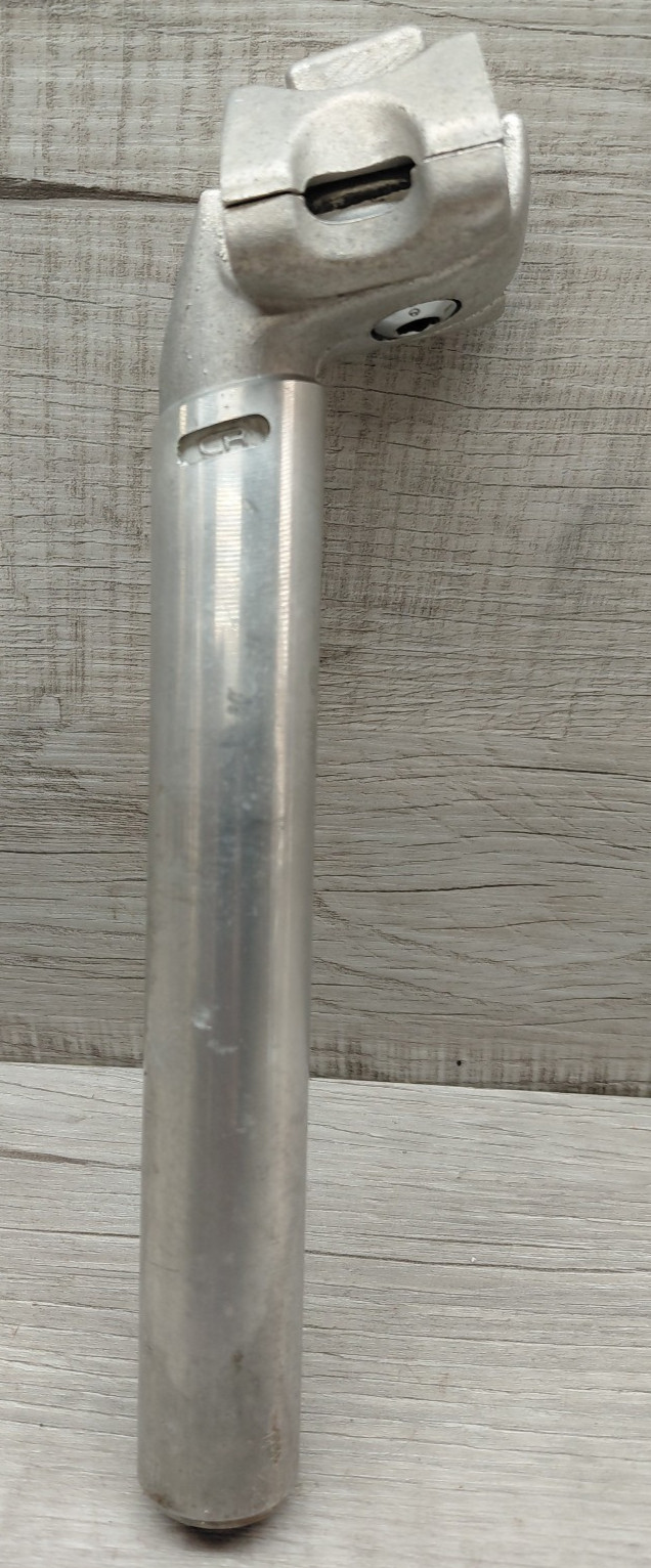 Vintage Sakae CR 1-Bolt Micro Adjust Alloy Seatpost 26.6 mm Silver 190 mm Bike