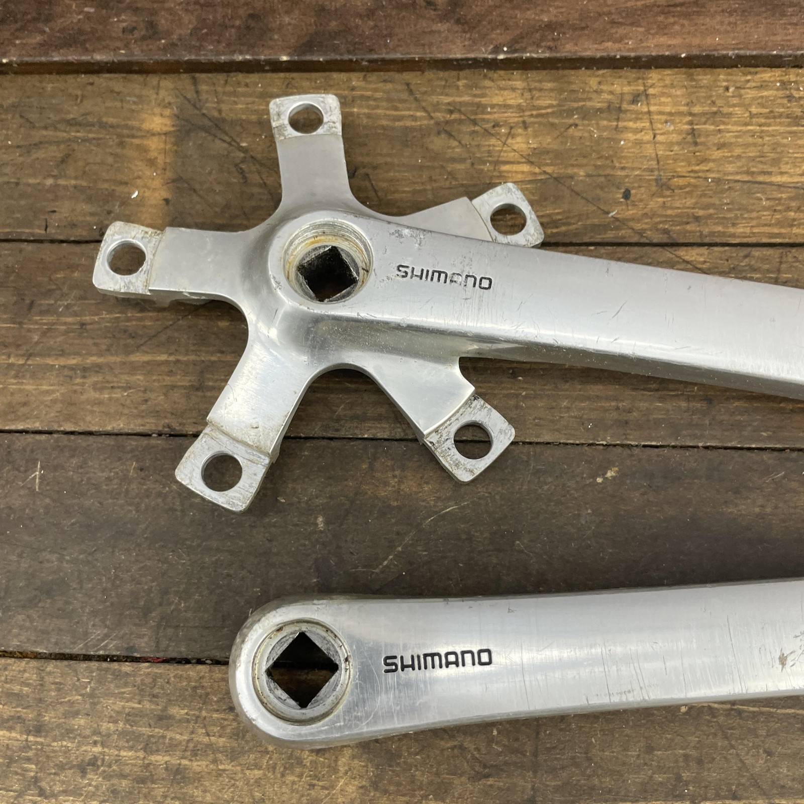 Vintage Shimano Deore XT FC-M730 Crankset 175mm Japan MTB Bike Crank 90s