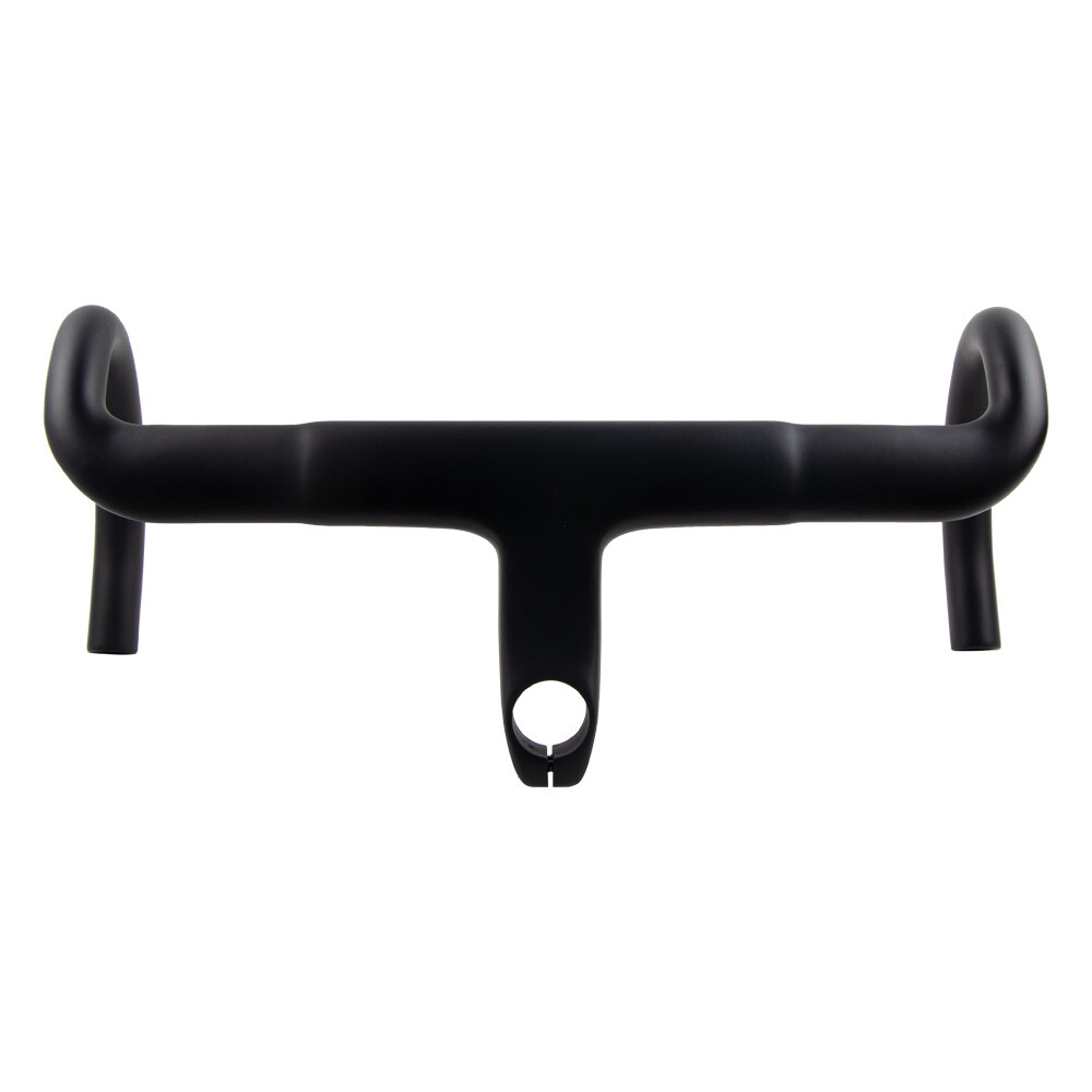 28.6/31.8mm Carbon Handlebar Integrated Road Bike Drop Bar Stem Internal Routing