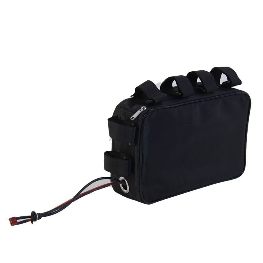 Electric Bike Case Bag Storage Bicycle Ebike battery Scooter frame downtube rear