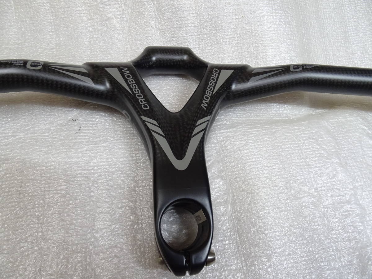 NEW CONTROLTECH CROSSBOW CARBON INTEGRATED FLAT BAR HANDLEBAR 640x100mm 3K 376g