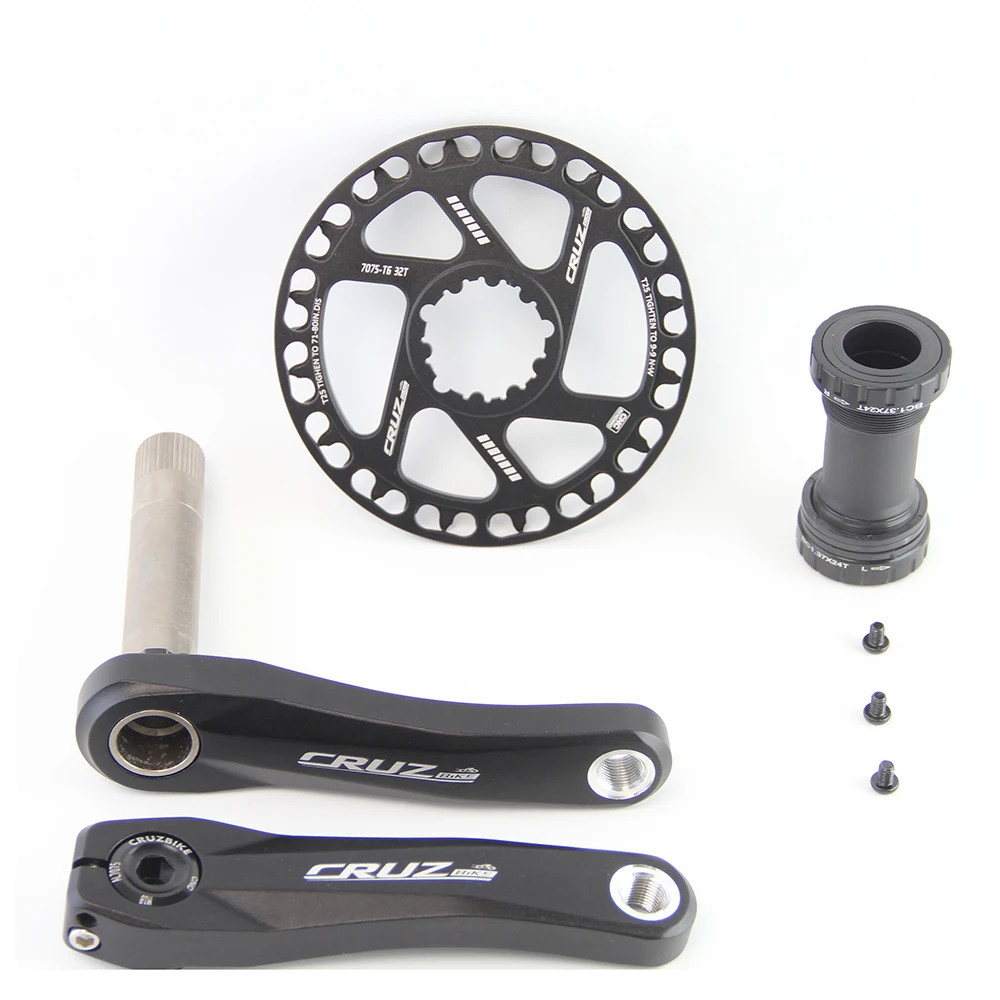 Kids Bicycle Cranksets 89/98/110/127/140/150mm Bike Crank 25-40T Chainwheel