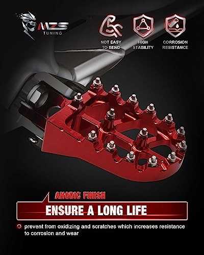 Dirt Bike Foot Pegs, CNC CR125/250, CRF150R/250L/250R/250X/450R/450X/1000L
