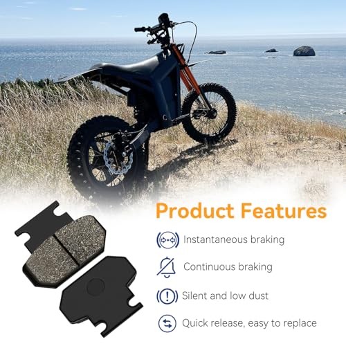 Rear Disc Brake Pads Compatible with Tuttio soleil 01 Tutti Rear Brake Pad
