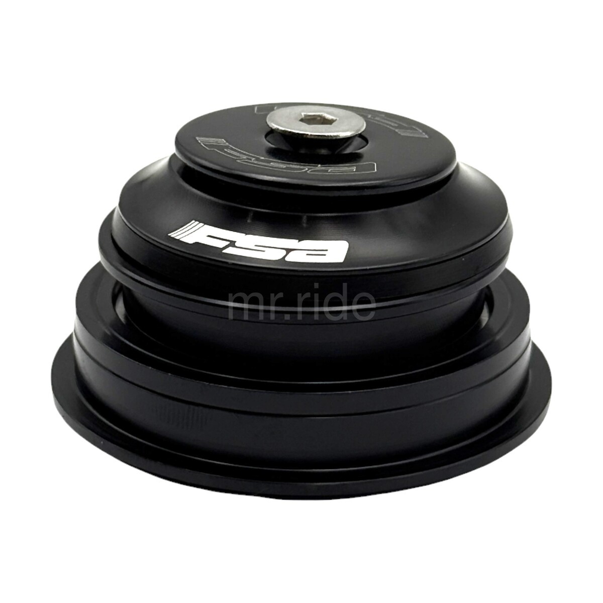 FSA Orbit 1.5 ZS Tapered Bike Headset 1-1/8″ 50mm/62mm OD Black,Cover 5.3mm