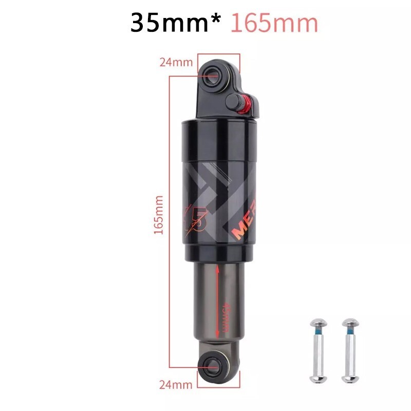 MTB Bike Air Shock Suspension Mountain Bicycle Rear Shock 165/190/200mm [