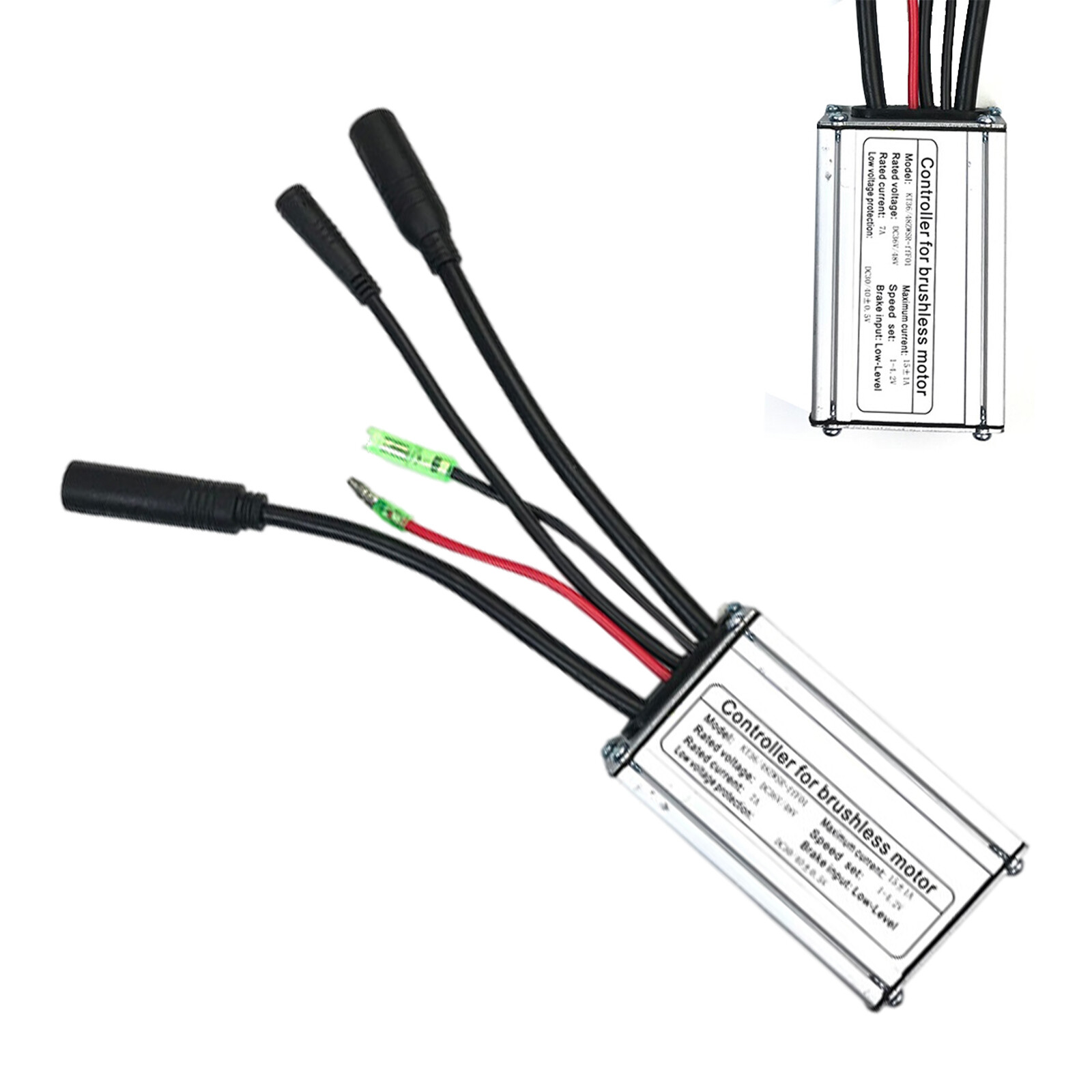 1PC Waterproof Controller 15A 36V/48V 250W/350W Brushless Hub Motor For E-bike