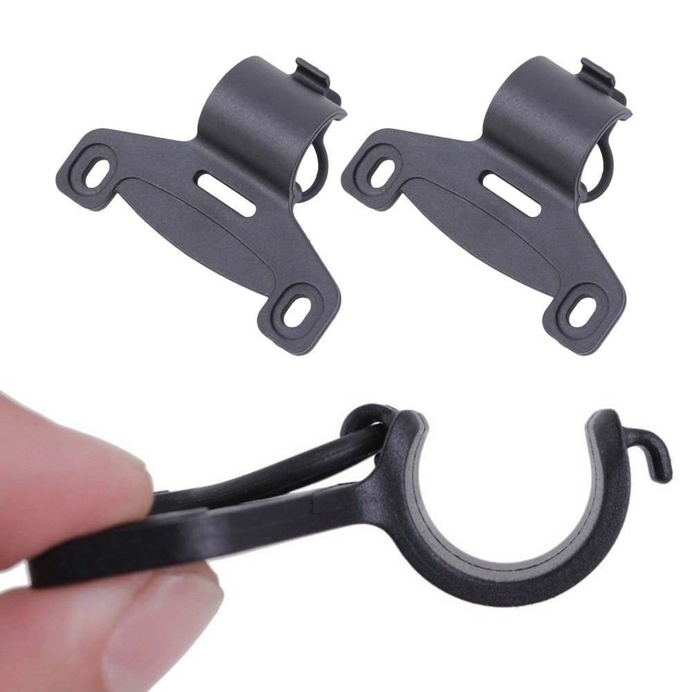 for 2 Pack Bike Pump Holder with Silicone Strap for Secure Frame Attachment