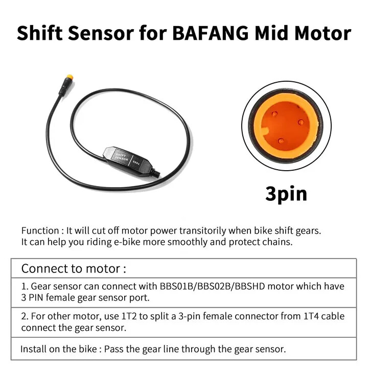 BAFANG Mid Drive Gear Sensor Shift Sensor for BBS BBSHD Motor Conversion Kit
