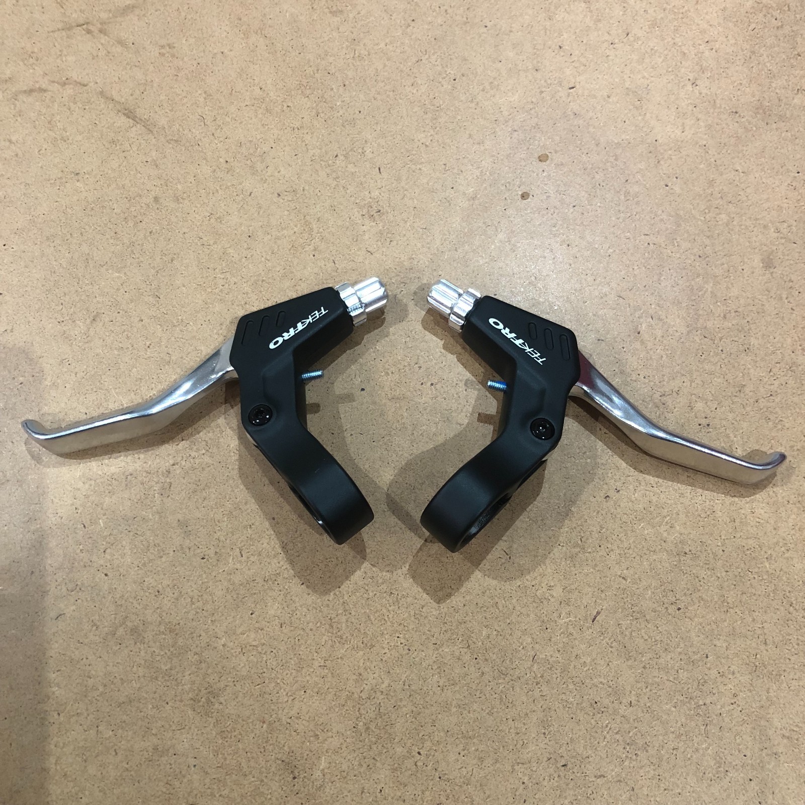 New TEKTRO MTB Brake Lever Set Rapidfire Shifter Compatible Black/Silver