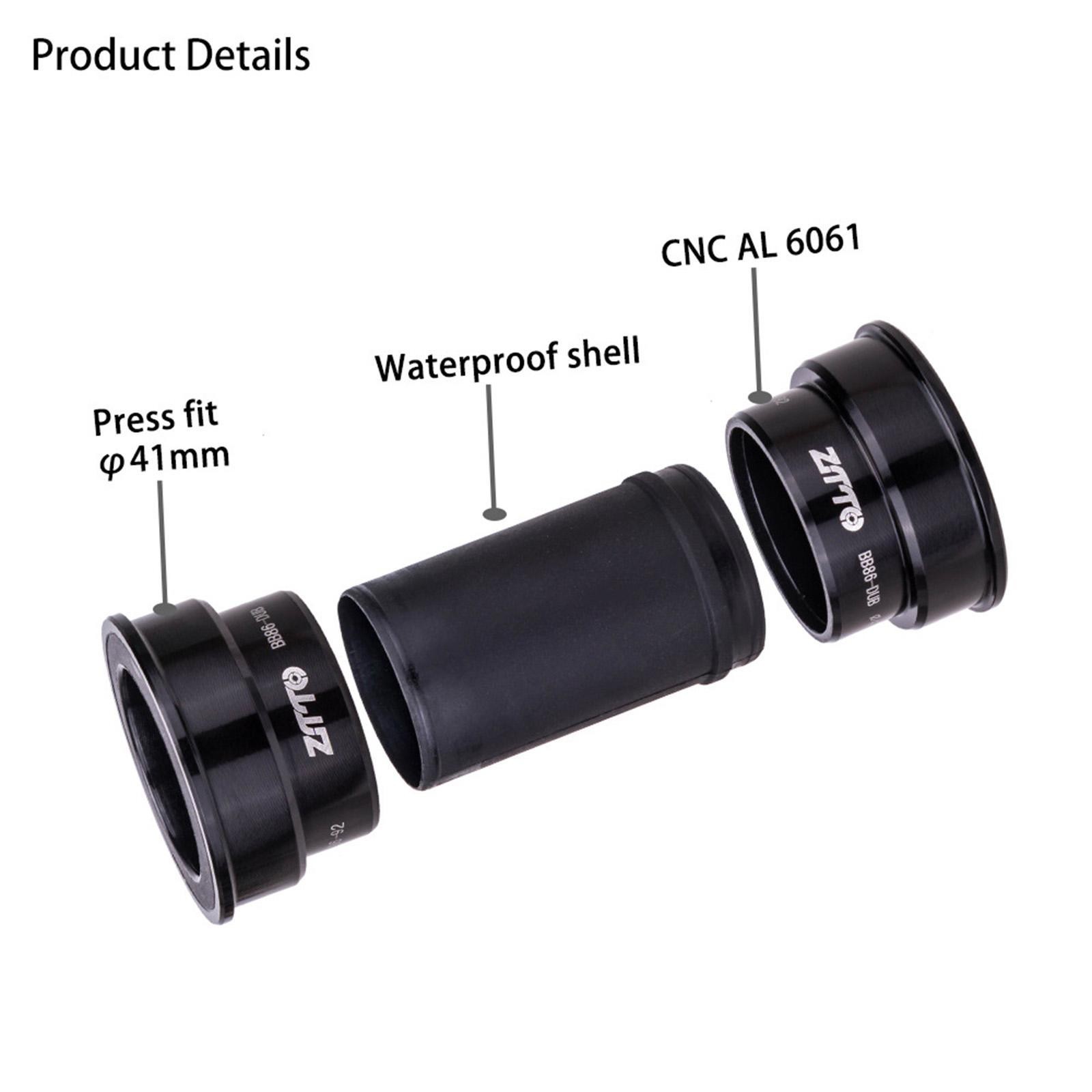 Bike Press Fit Bottom Bracket Cycling Accessory Waterproof Shell Lightweight
