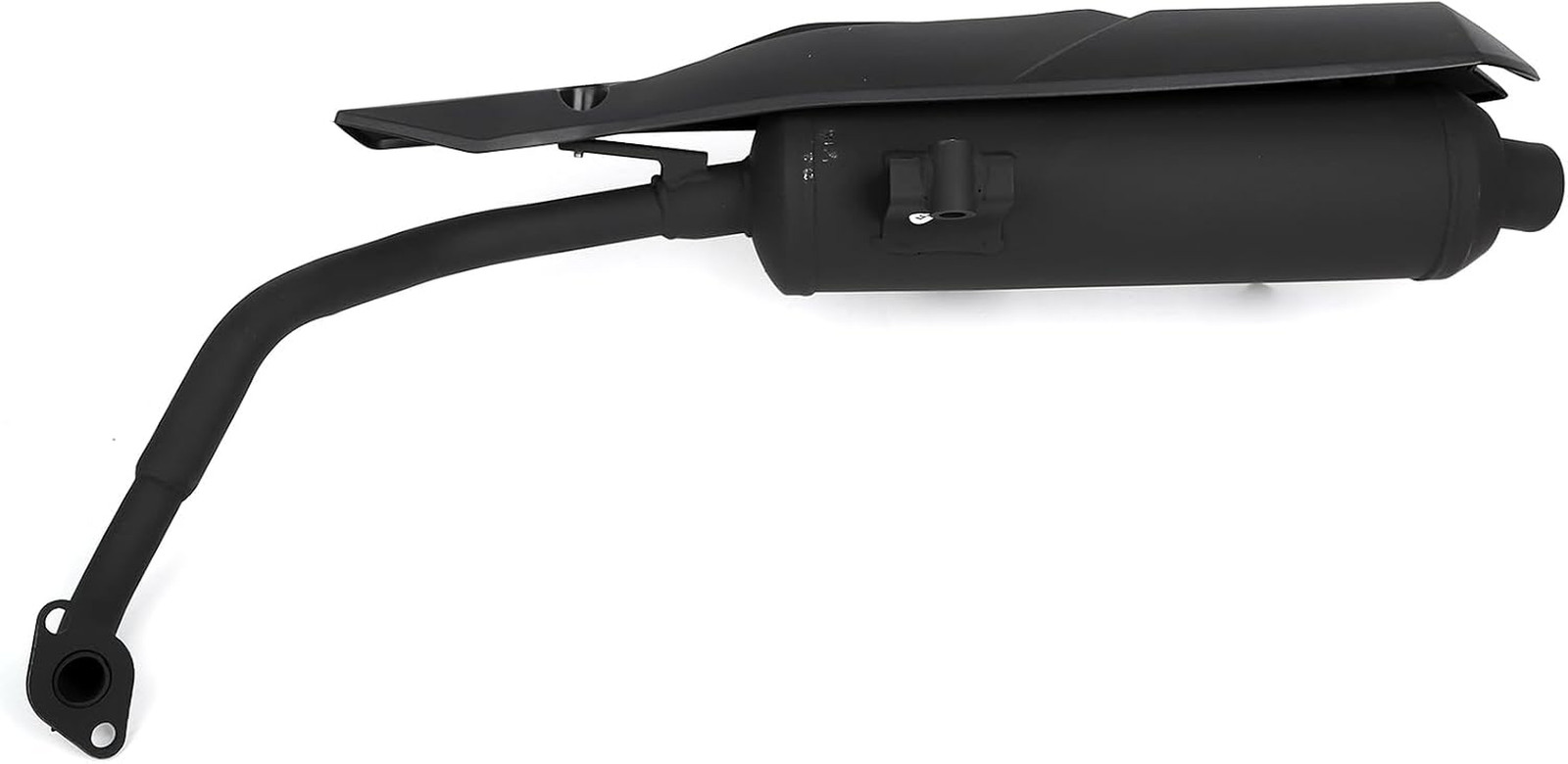 Heavy Iron Motorcycle Exhaust Muffler, Direct Replacement for Chinese GY6 Scoote