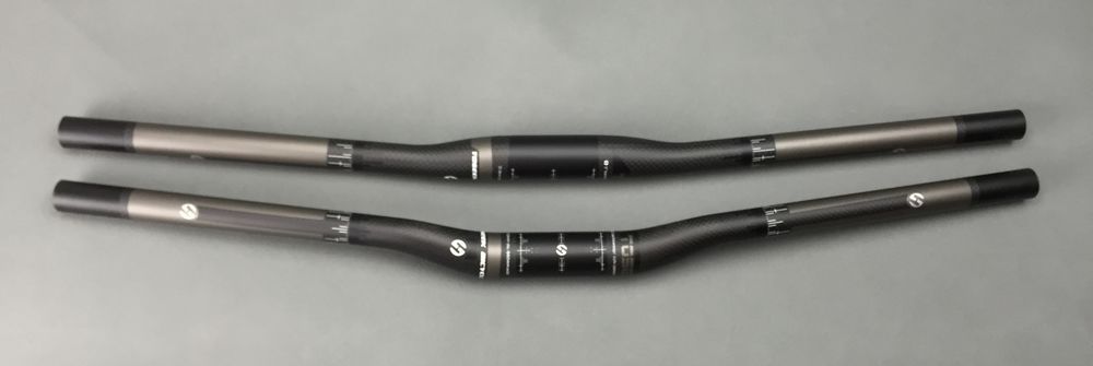TOSEEK 3K Carbon Fiber Mountain Bike Flat Bar Riser Bar Handlebar 31.8*600-760mm