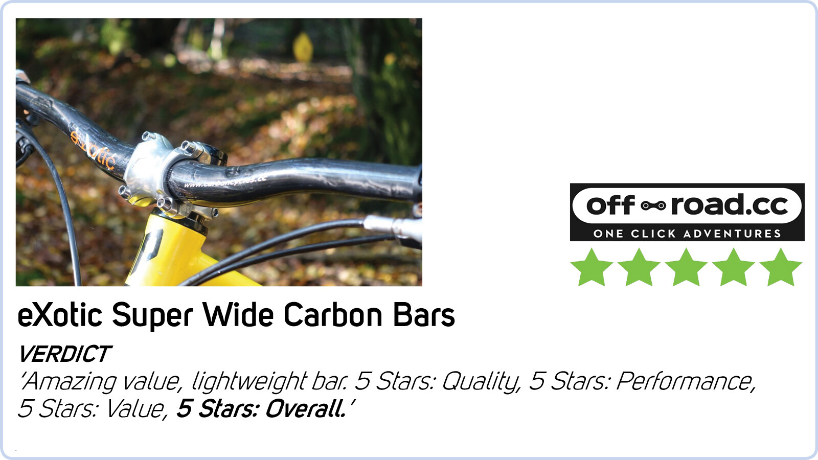 eXotic Full Carbon Riser Bar 780 800 820 840 mm Handlebar 33in Wide Handle Bars
