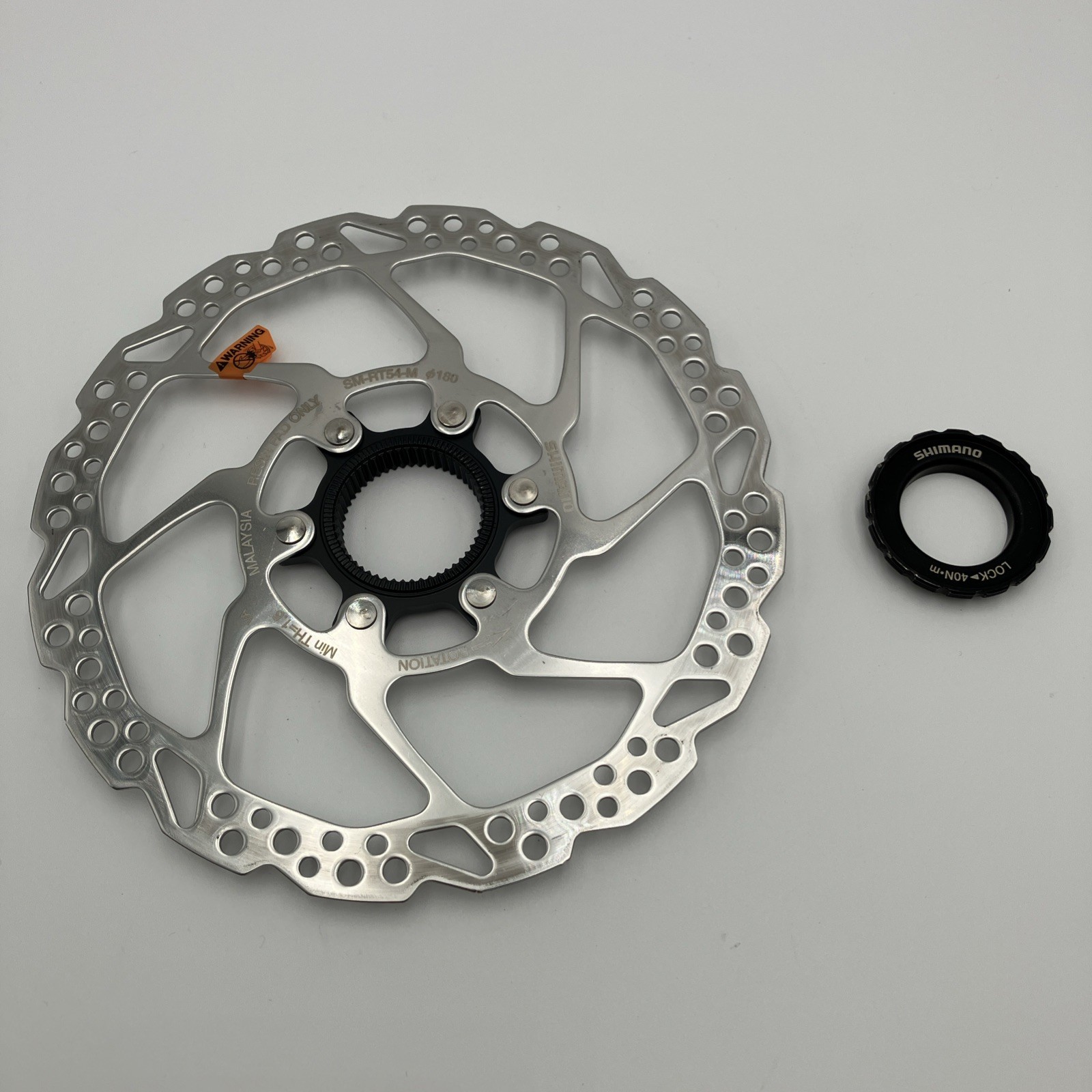 Shimano Deore SM-RT54-M Disc Brake Rotor 180mm Center Lock For Resin Pads Only