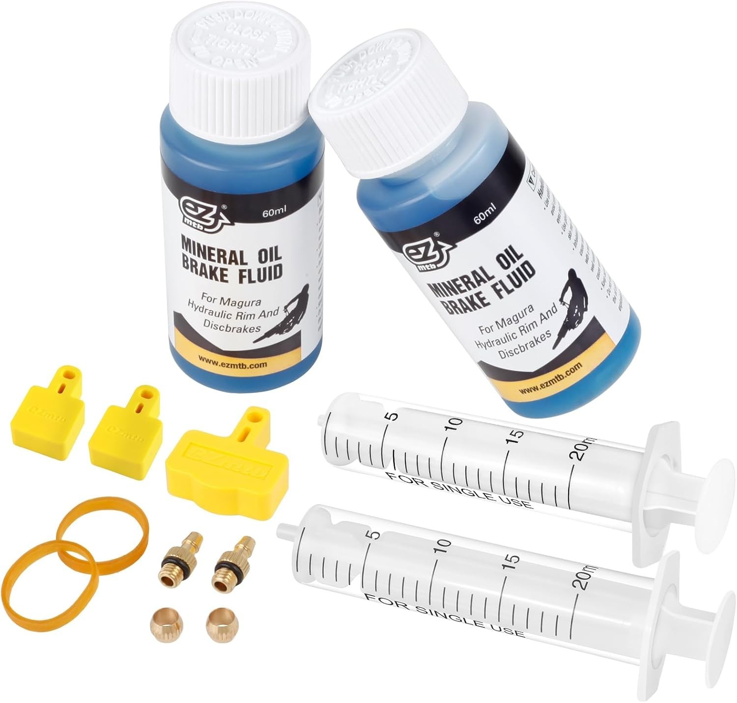 MAGURA Brake Bleed Kit w/ Mineral Oil 120ml Hydraulic Disc Bicycle Bleeding Set
