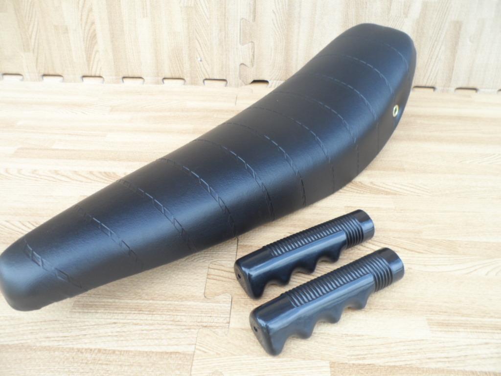 20″ SOLID BLACK Lowrider Krate Bicycle BANANA SEAT *Free Grips Included