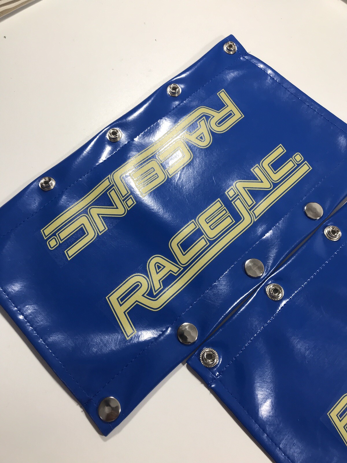 Race INC BMX Pad Set Oldschool REPOP P.K. RIPPER GJS DG Kuwahara FMF Blue/Gold