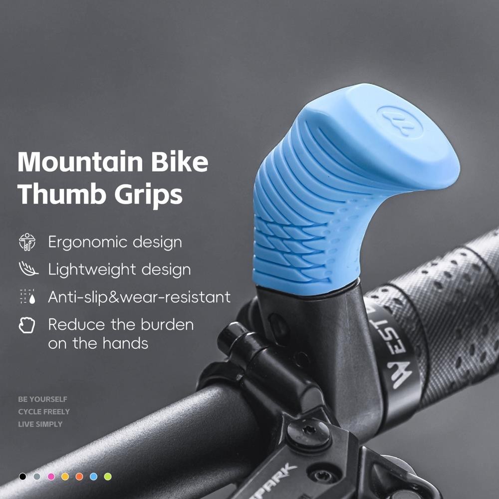Bike Handlebar Bicycle MTB Bar Pair Rest a Handle Ergonomic Ends U [