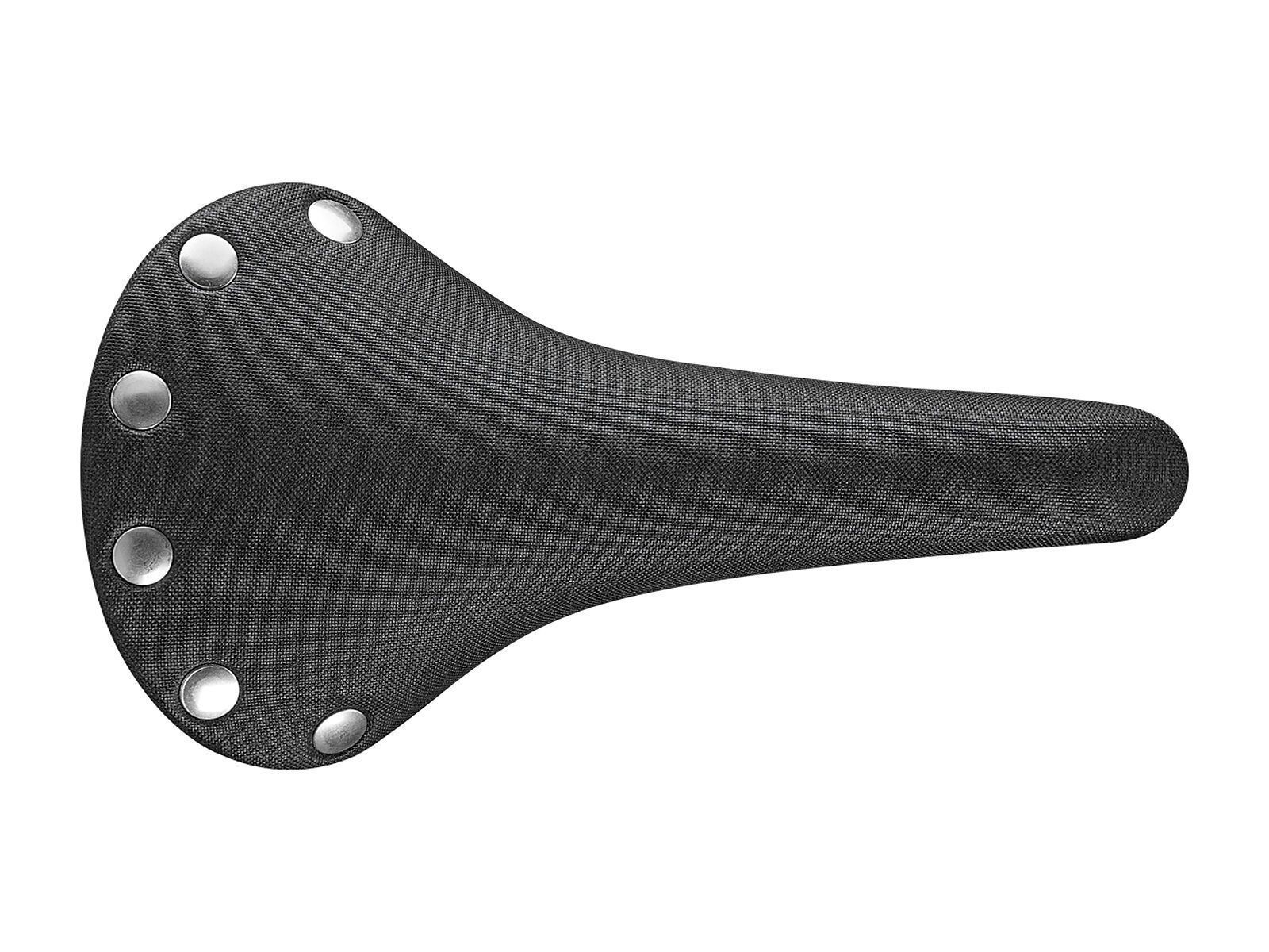 NOS Selle San Marco REGAL Woven Black Canvas Saddle Chrome Accents Cro-Mo Rail