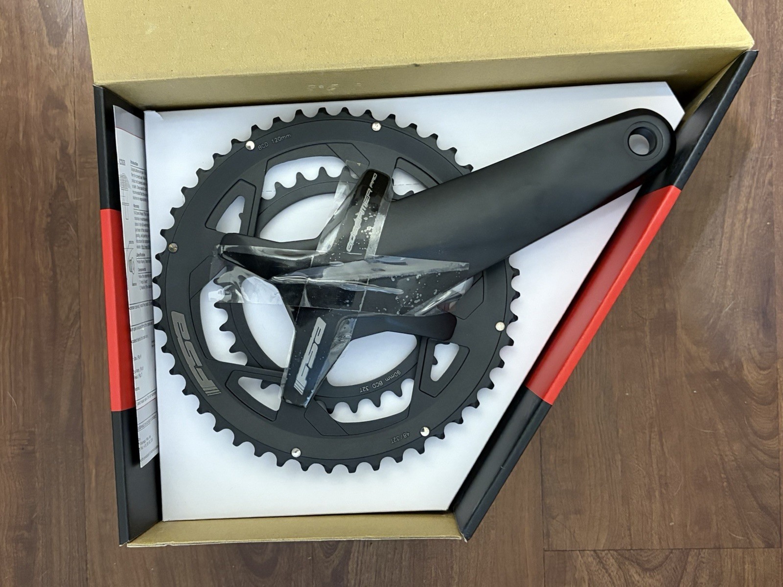 FSA Gossamer Pro BB386 EVO Crankset 48/32t 172.5mm Crank Arms Brand New