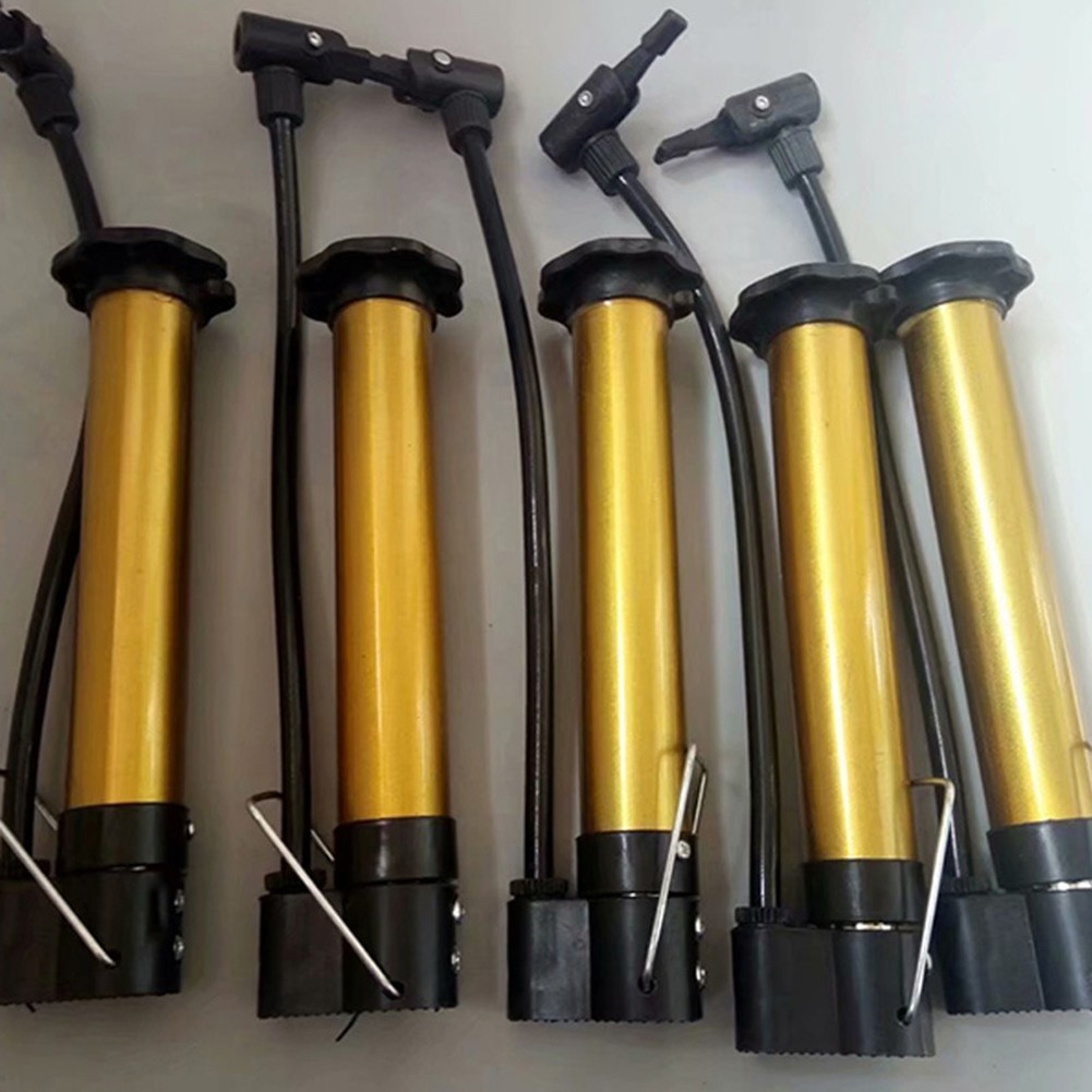 High Efficiency Portable Bike Pump for On-the-Go Tire Inflation and Ball Use