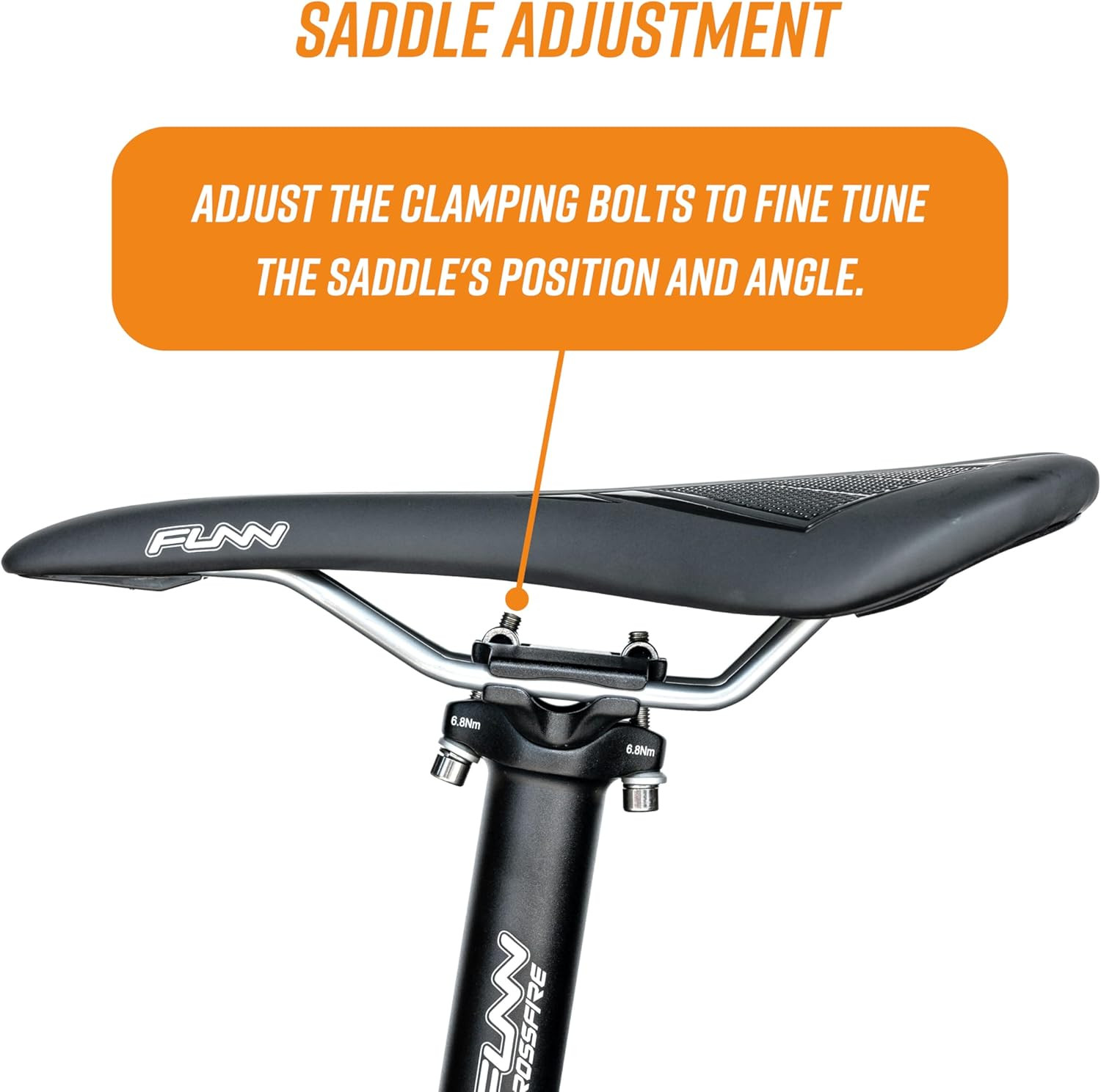 Crossfire Bike Seat Post, Length 350Mm, Diameter 27.2Mm / 30.9Mm / 31.6Mm, Alumi