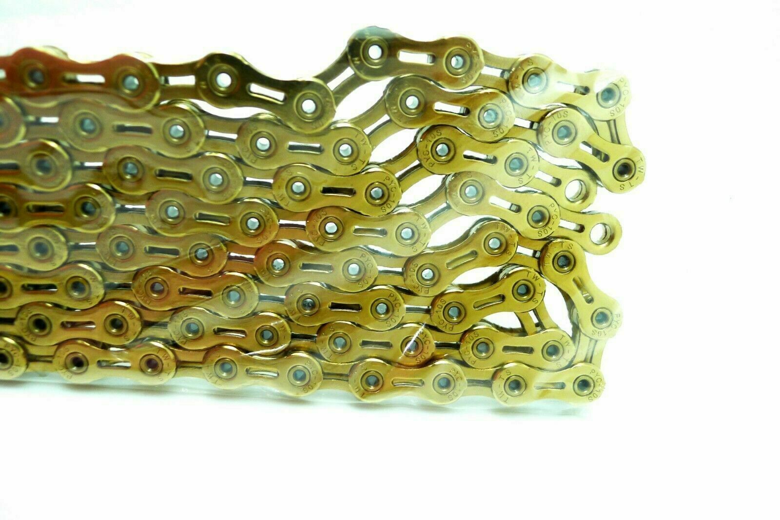 PYC SP1001 10 Speed Chain 116L (Ti Gold) X10SL Compatible