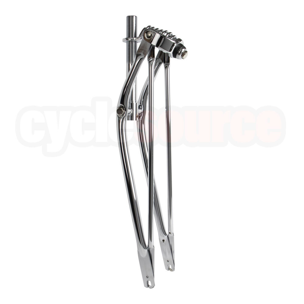 ENIX 26″Beach Cruiser Bicycle Bike Classic Straight Spring Fork Chrome