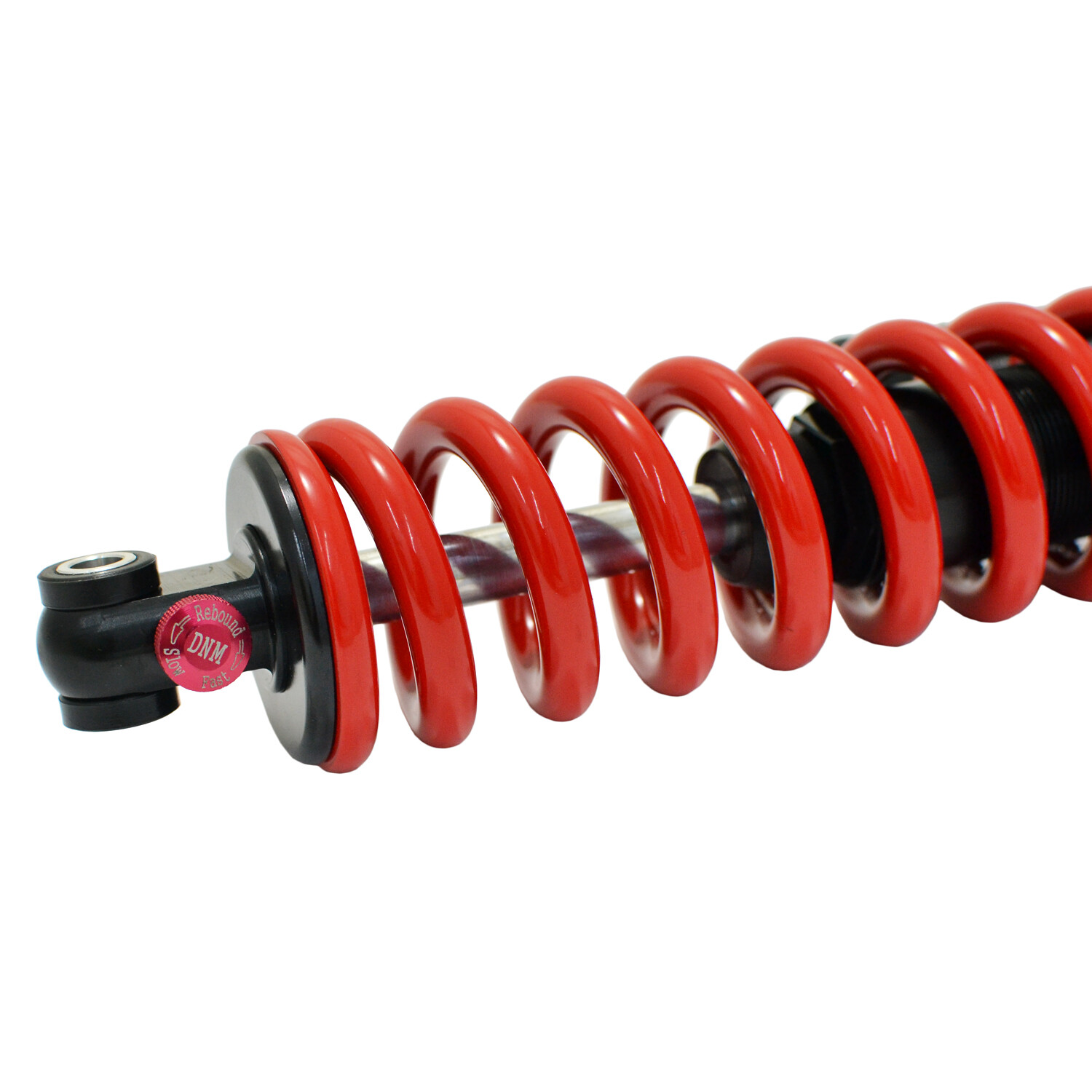 DNM BURNER-RCP2S MTB Downhill Bike Rear Shock 265mm 450 lbs , Red Coil Spring